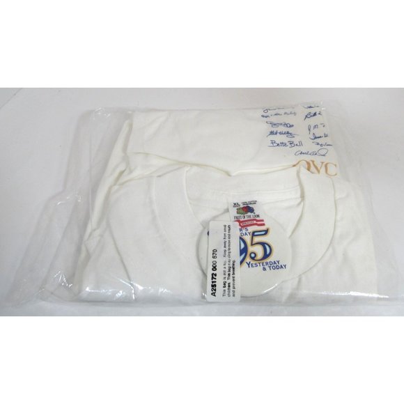 T-Shirt Vintage Collector's Day January 95 Yesterday & Today With Pin Size XL - Picture 2 of 4